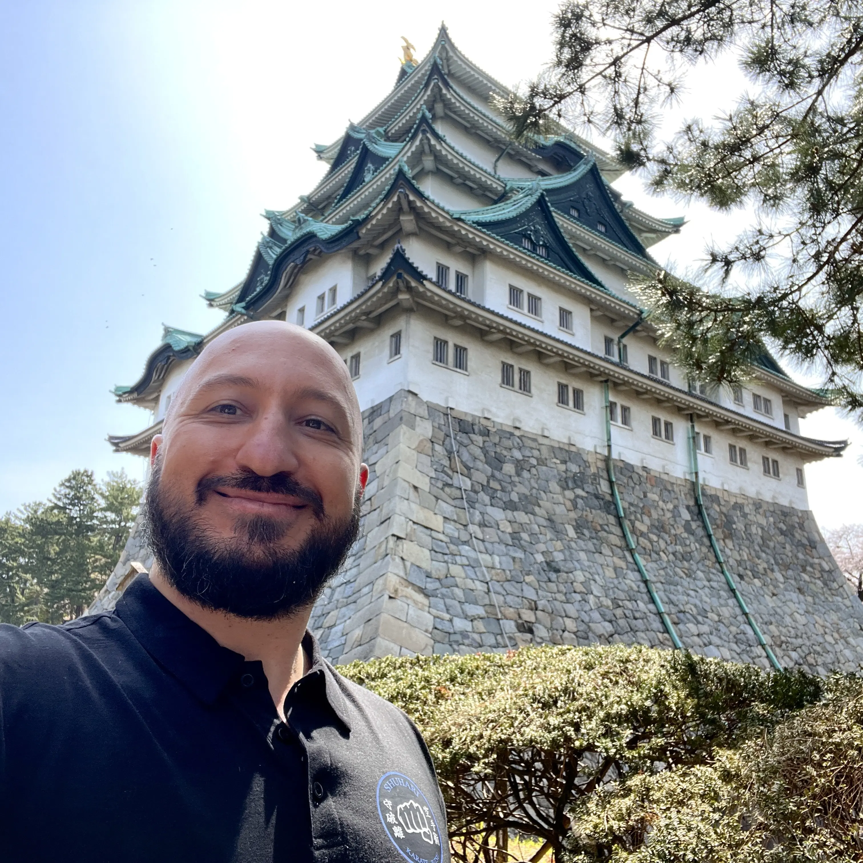 Olgun Tiltay visiting Nagoya castle - Shuhari Self Defence Japan Trip 2025